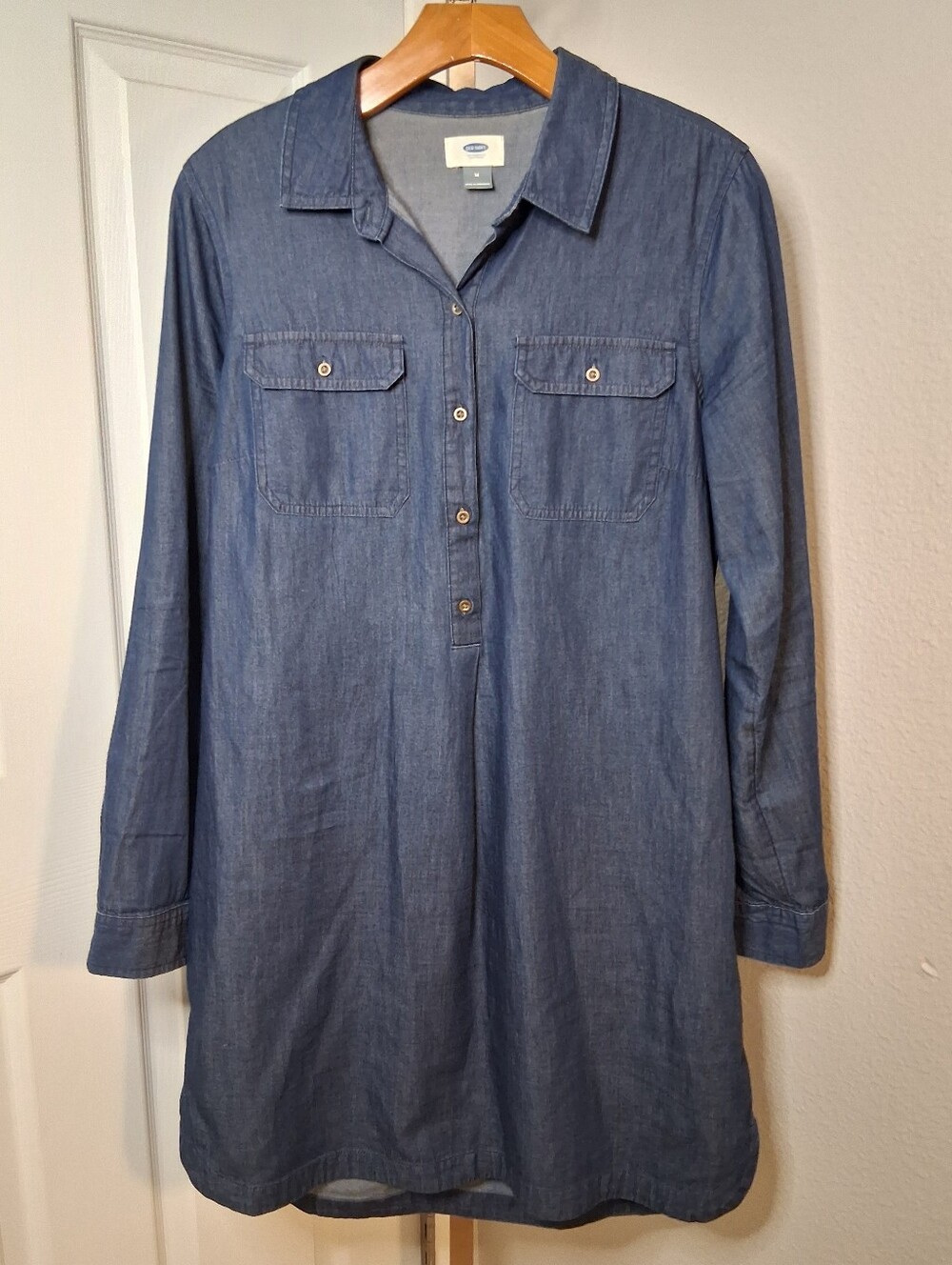 Old Navy Denim Looking Tunic Dress Medium